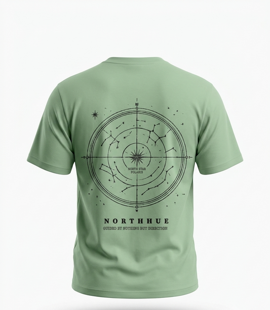 The "Celestial Compass" Heavyweight Oversized Tee