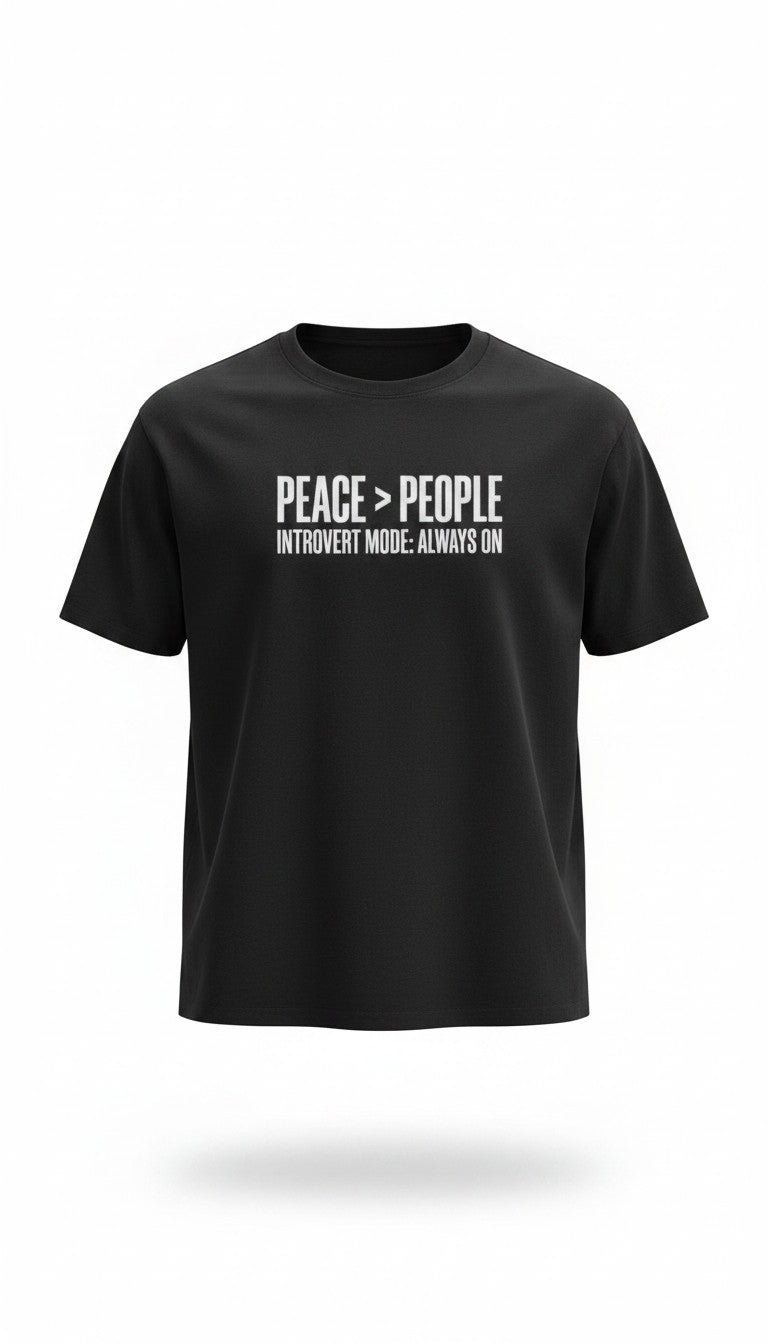 Silence Over Small Talk Statement Tee
