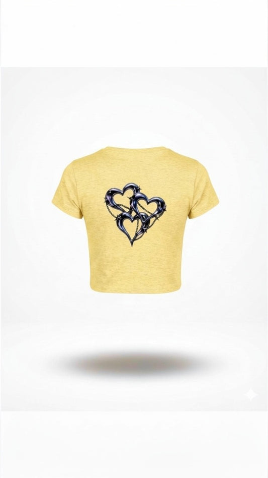 heart design -Crop Top