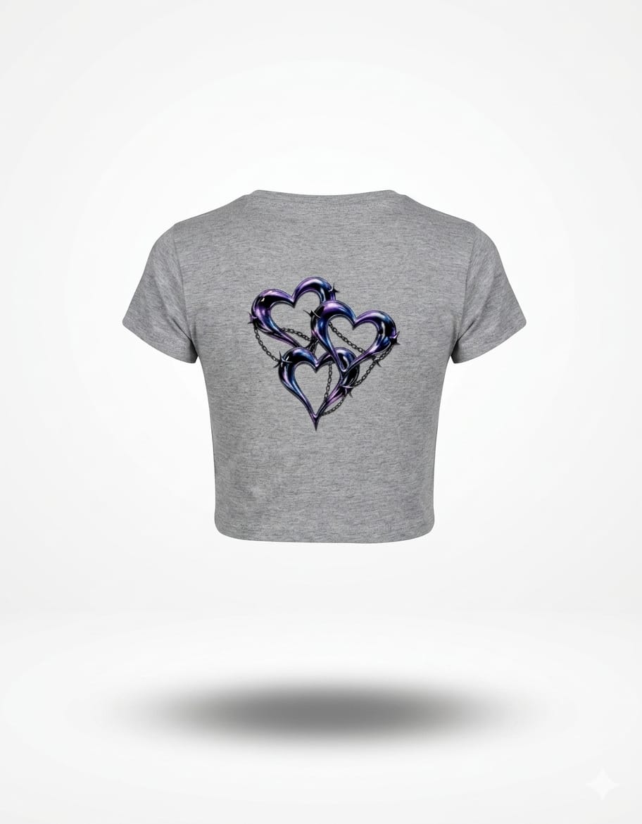 heart design -Crop Top