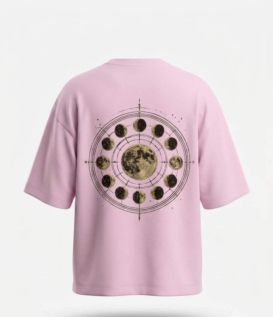 The "Lunar Cycle" Heavyweight Oversized Tee