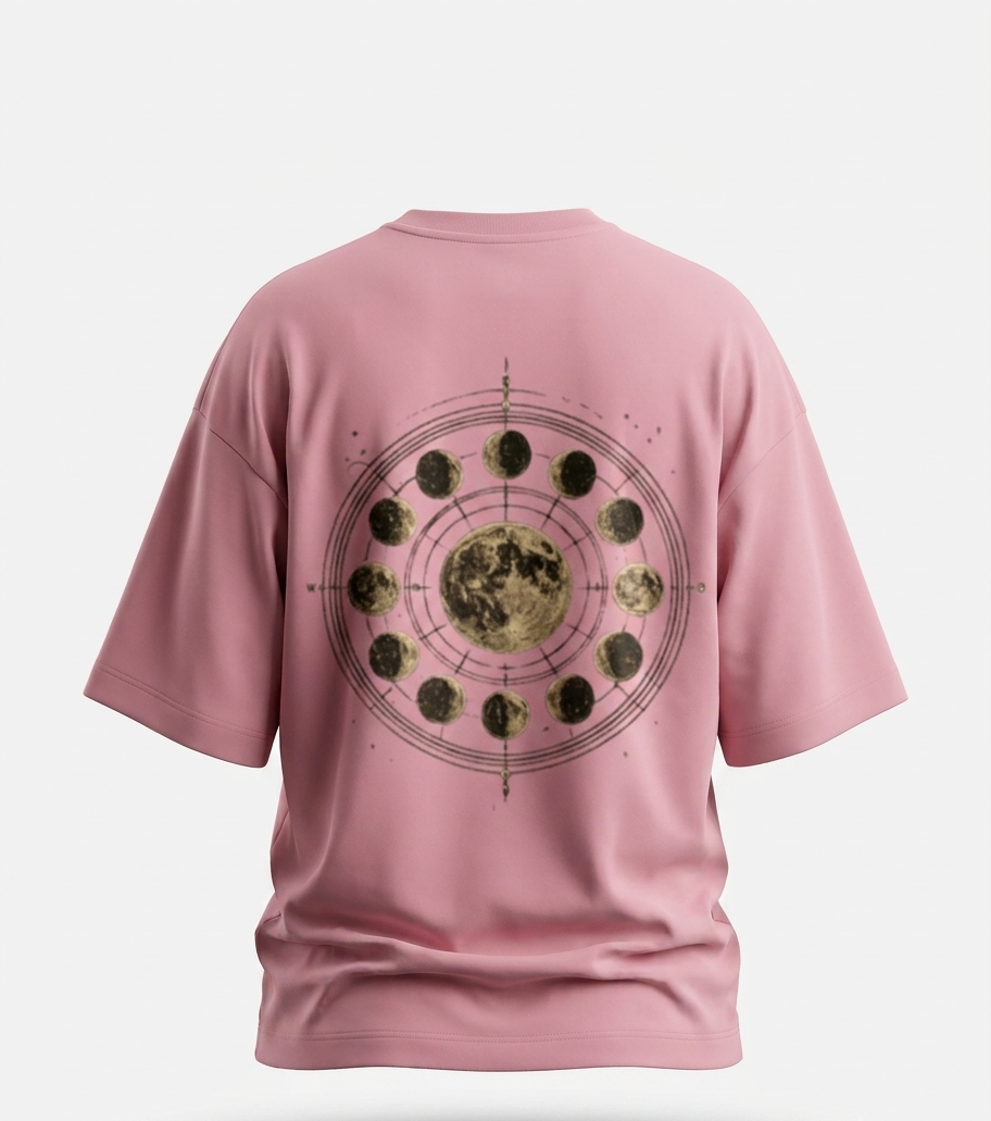The "Lunar Cycle" Heavyweight Oversized Tee