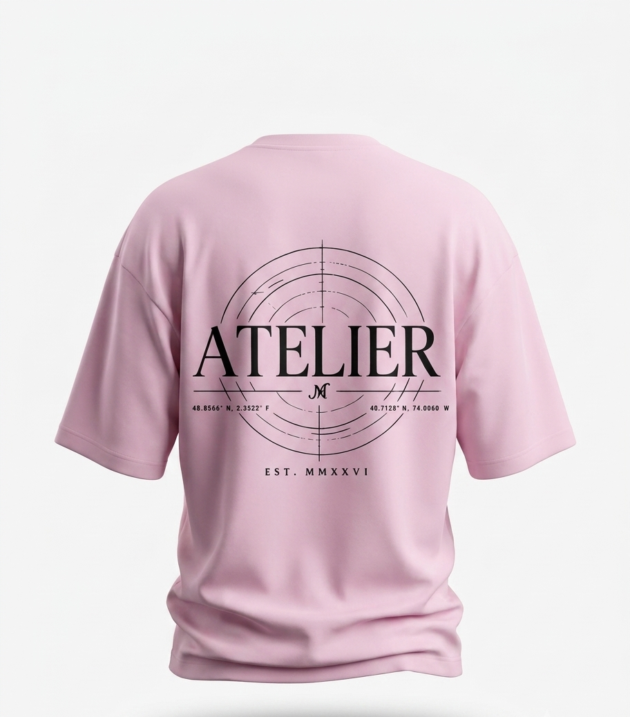 The "Atelier Radar" Heavyweight Oversized Tee