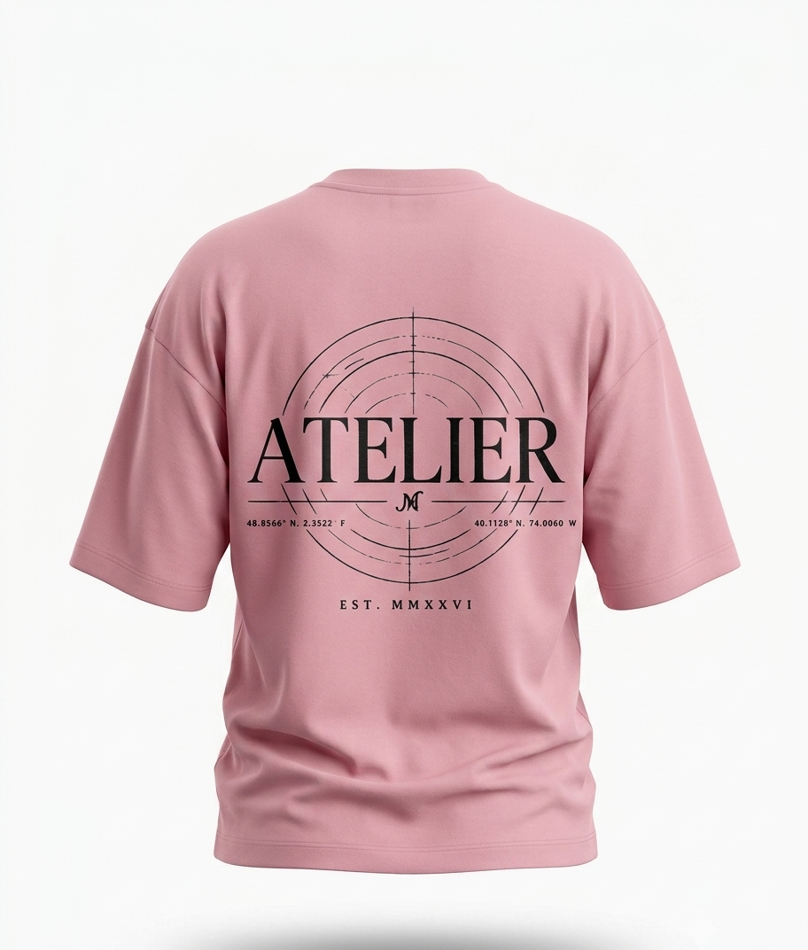 The "Atelier Radar" Heavyweight Oversized Tee