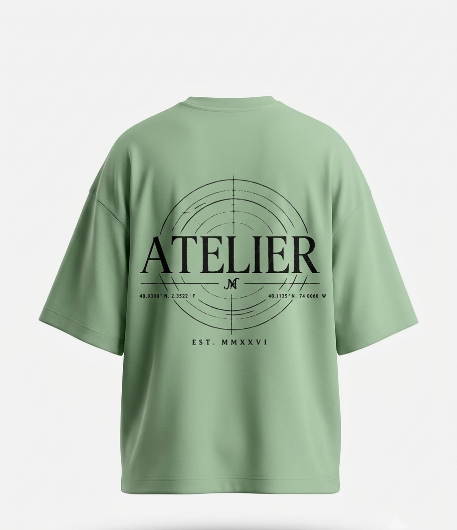 The "Atelier Radar" Heavyweight Oversized Tee