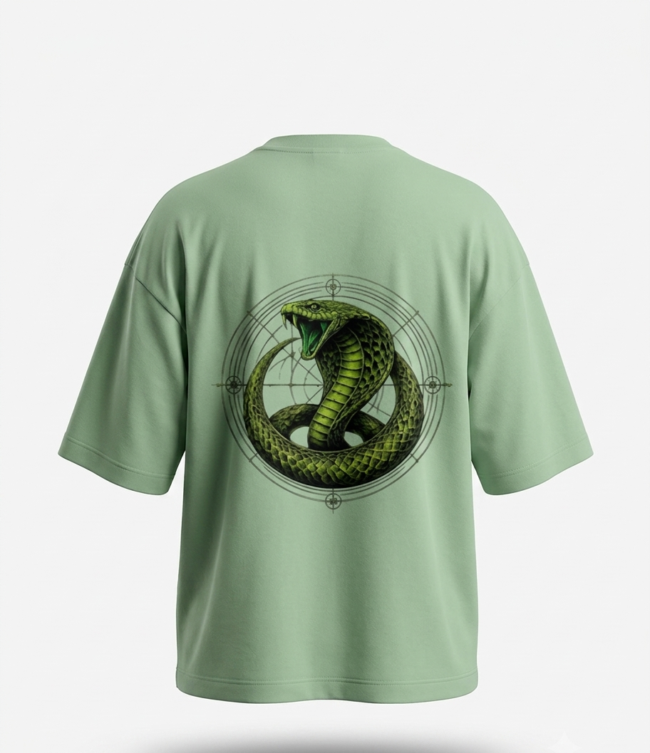 The "Viper’s Orbit" Heavyweight Oversized Tee