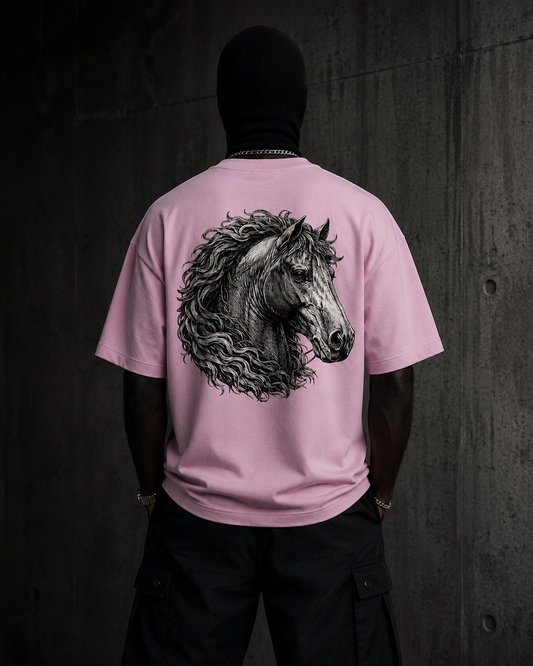 The "Wild Stallion" Heavyweight Oversized Tee