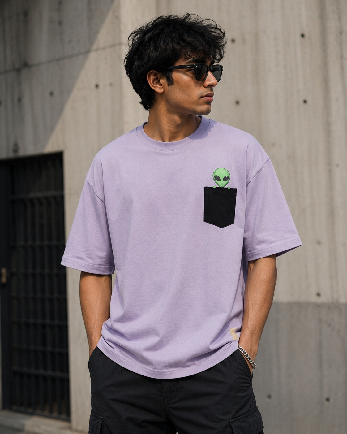 Cosmic Visitor Oversized T-Shirt
