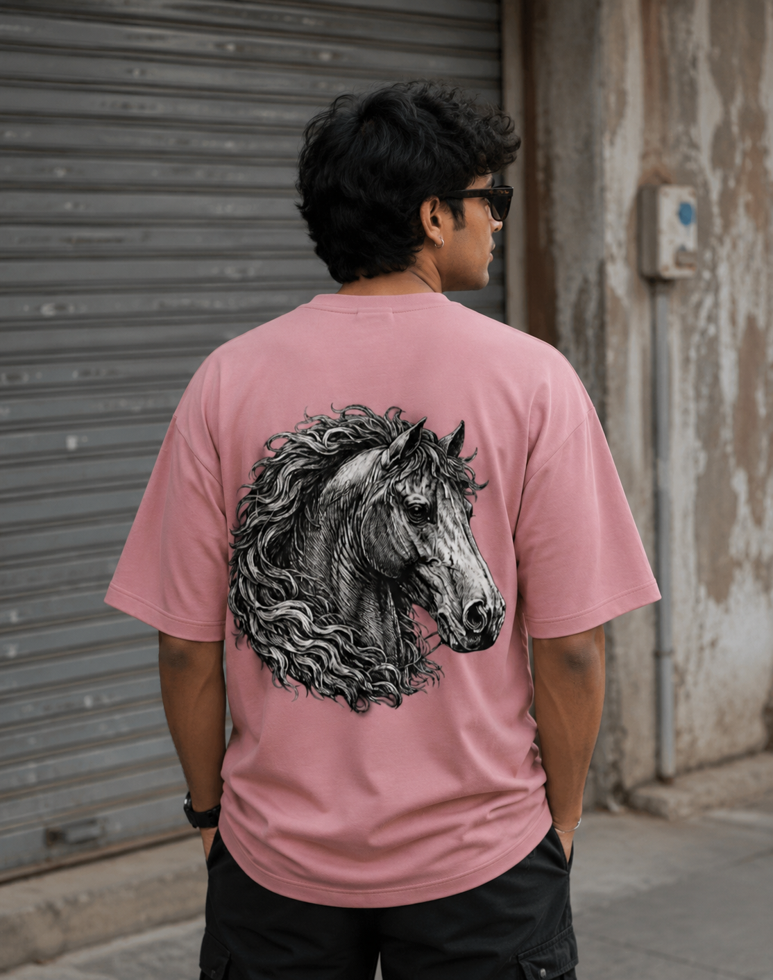 The "Wild Stallion" Heavyweight Oversized Tee