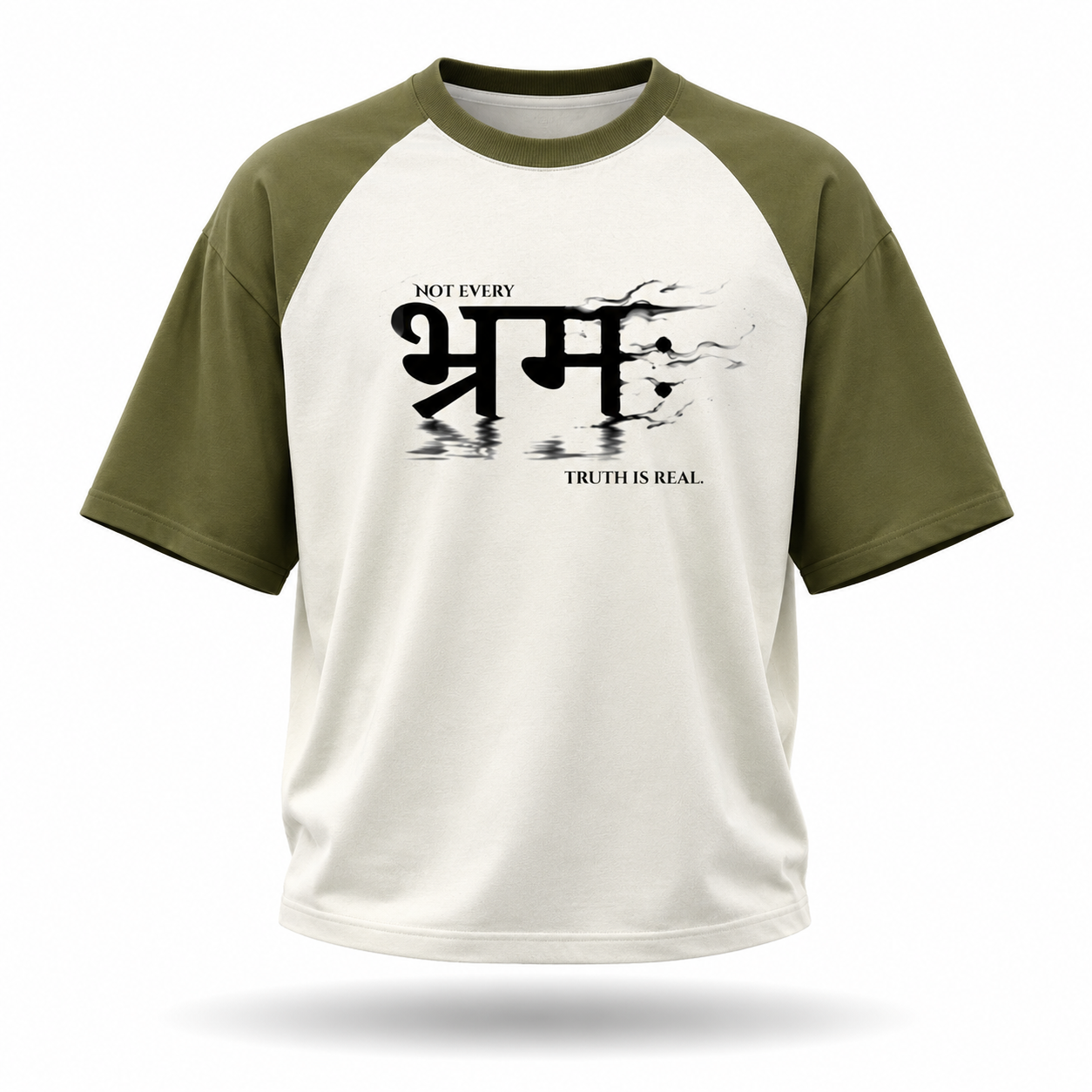 BHRAMAH™ Oversized Tee — Not Every Truth Is Real.