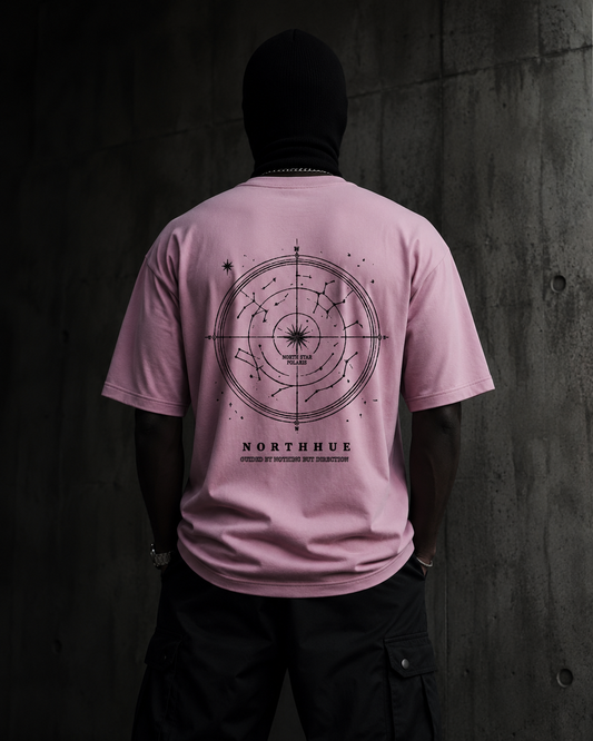 The "Celestial Compass" Heavyweight Oversized Tee