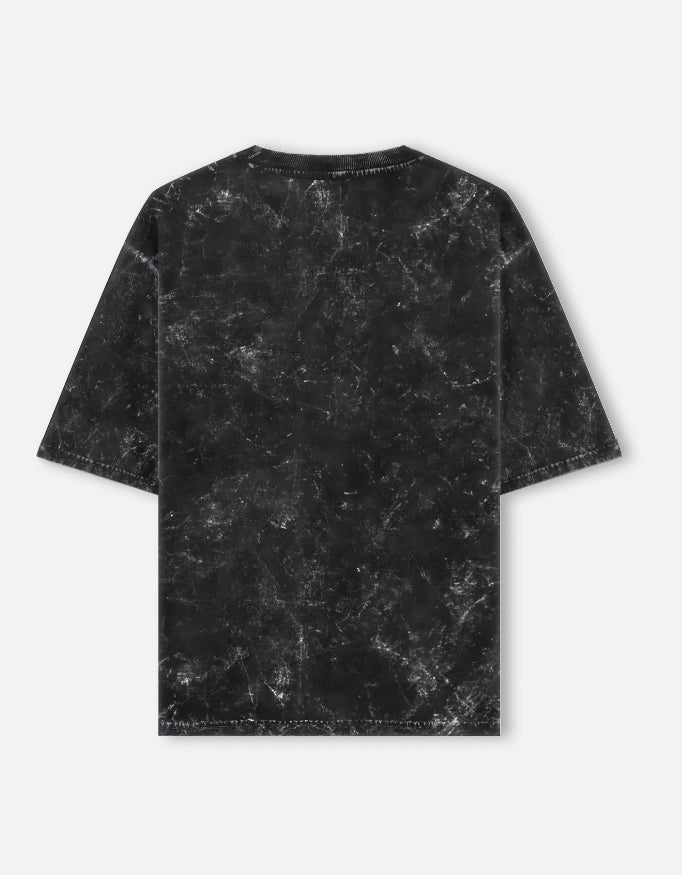 Midnight Relic Acid Wash Oversized Tee