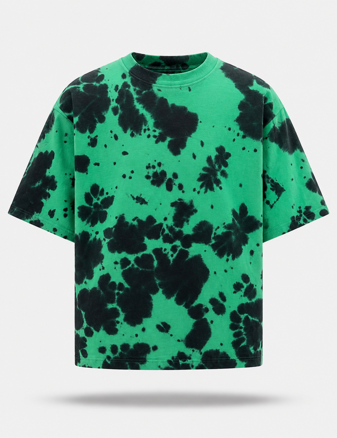 Emerald Eclipse Oversized Tie-Dye Tee