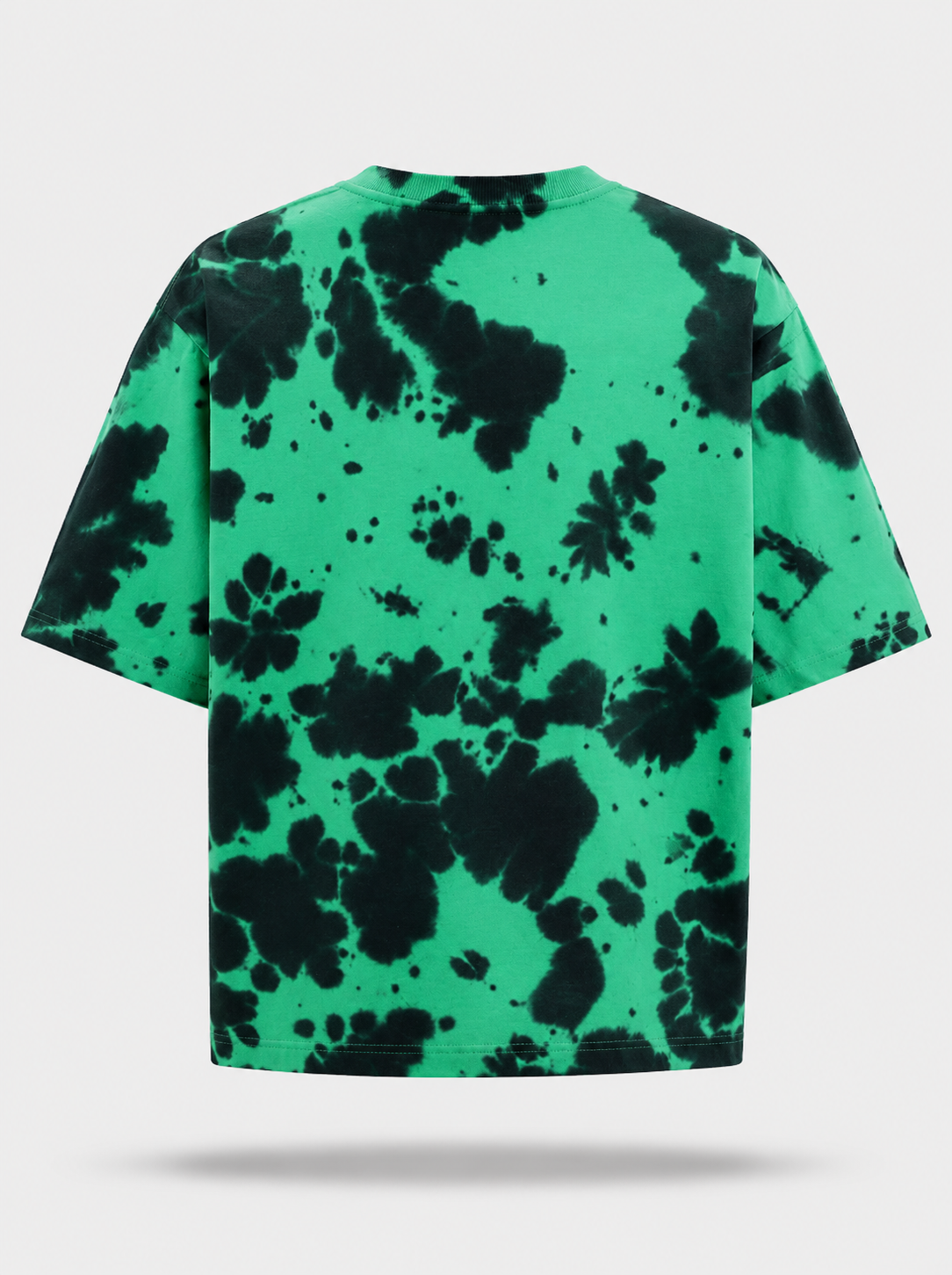 Emerald Eclipse Oversized Tie-Dye Tee