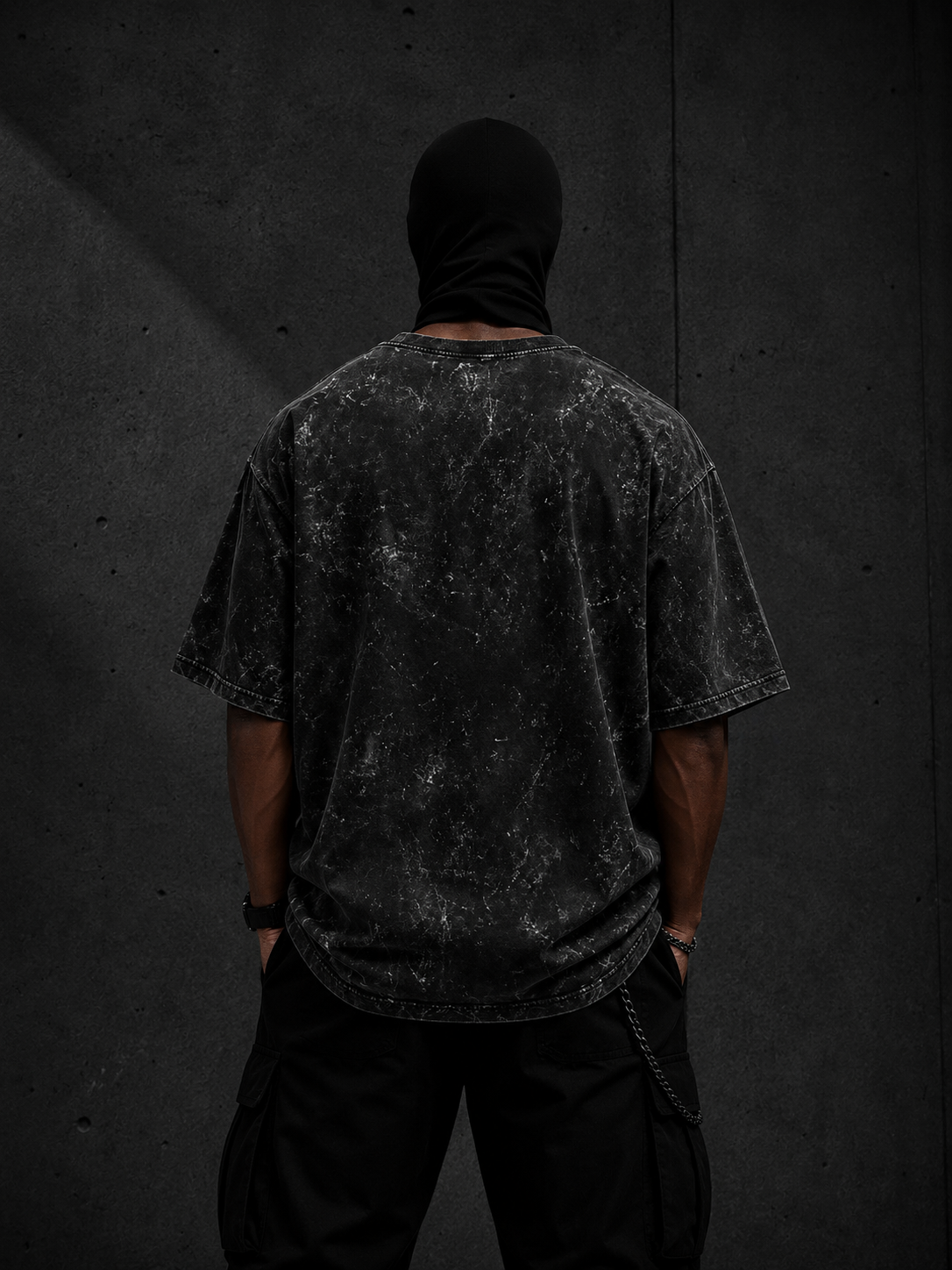 Midnight Relic Acid Wash Oversized Tee