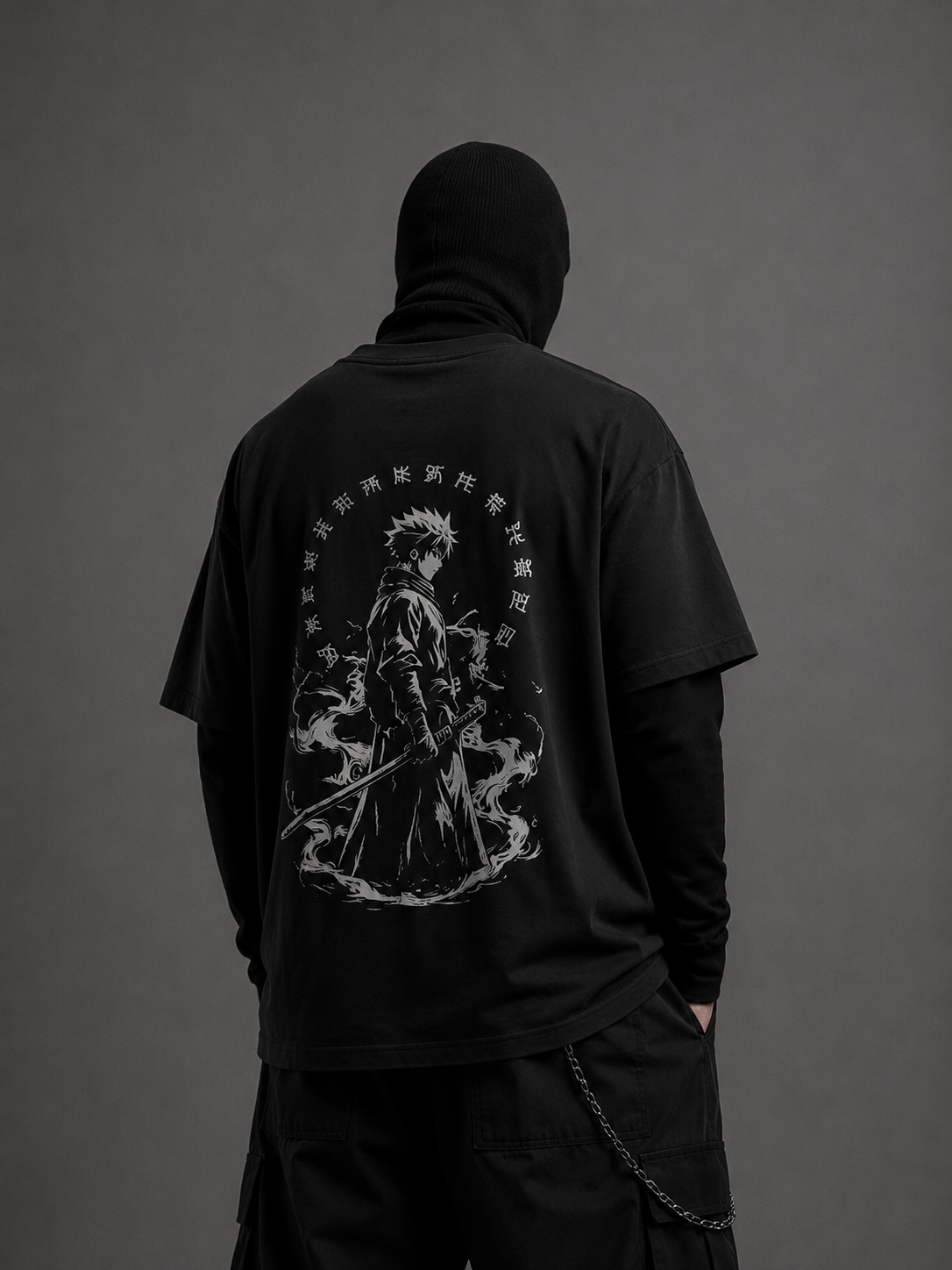 Shadow Ronin Oversized Tee – Premium Japanese Streetwear