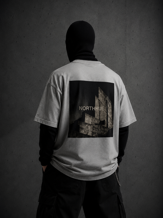 Northhue Concrete Silence Oversized Tee – Urban Minimal Edition