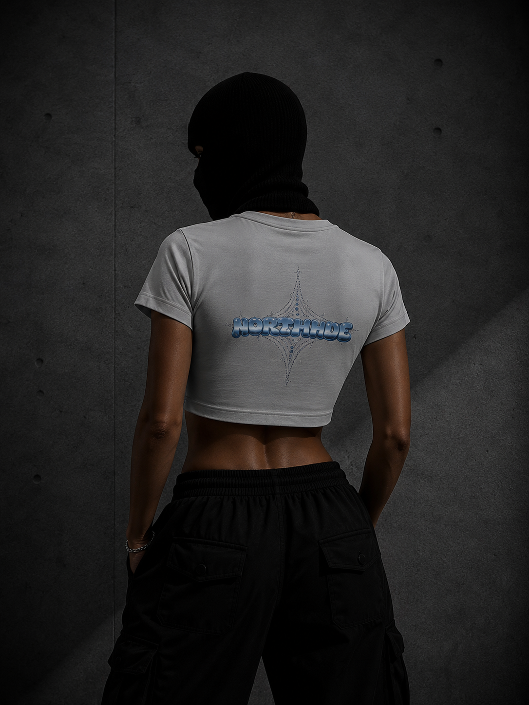 Northhue Aurora Drift Crop Top – Soft Cyber Edition