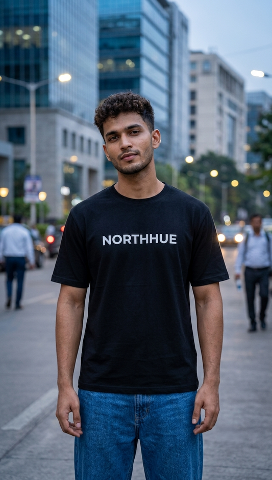 Northhue Core Signature Tee – Premium Oversized Essential