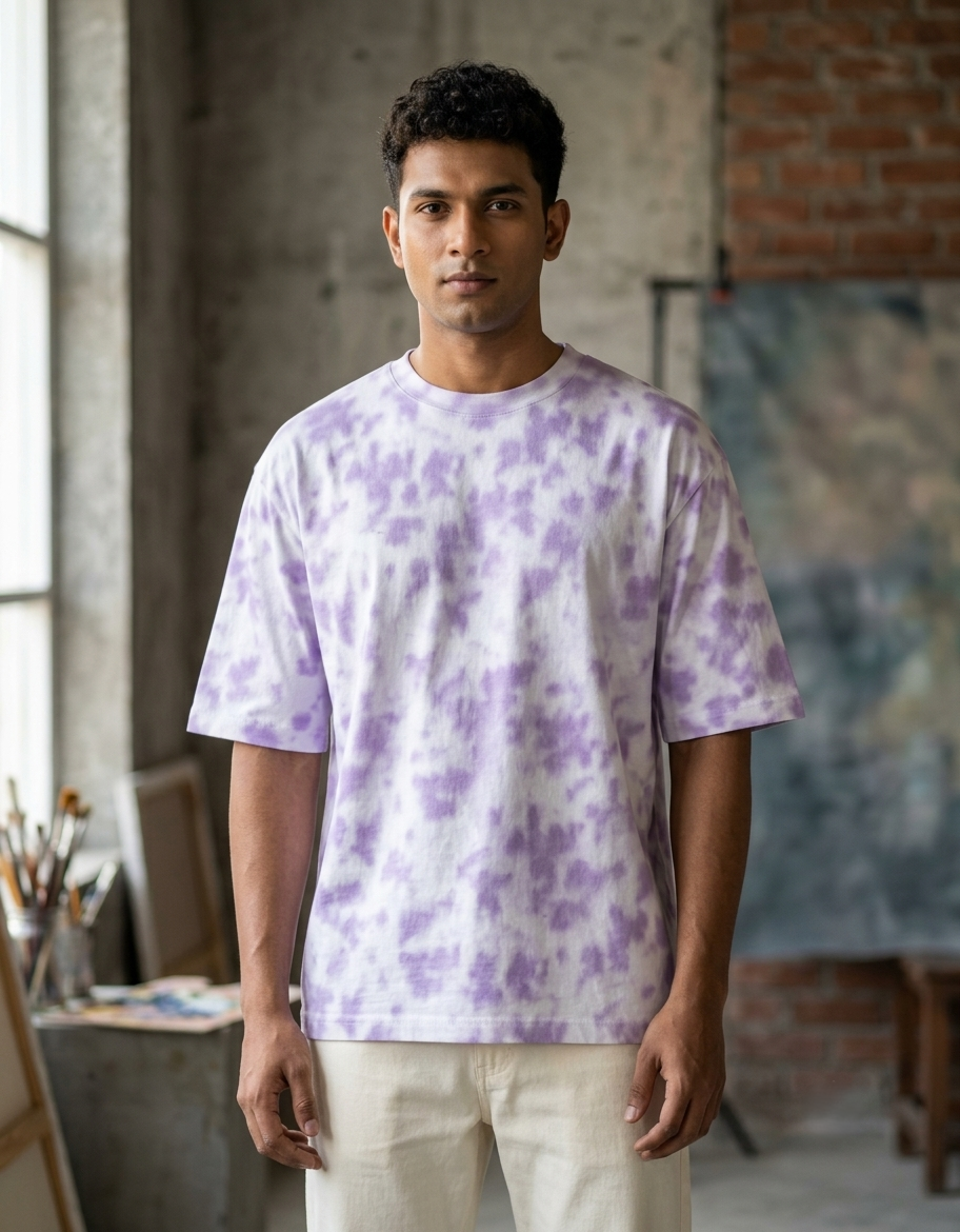 Lavender Mist Oversized Tee