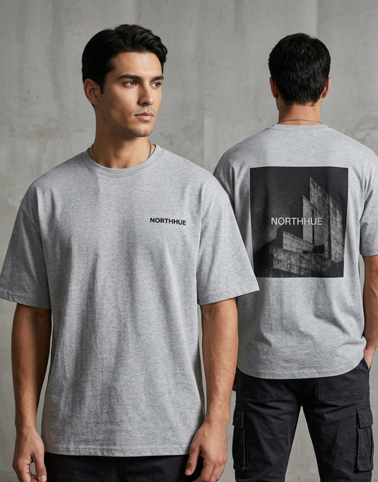 Northhue Concrete Silence Oversized Tee – Urban Minimal Edition