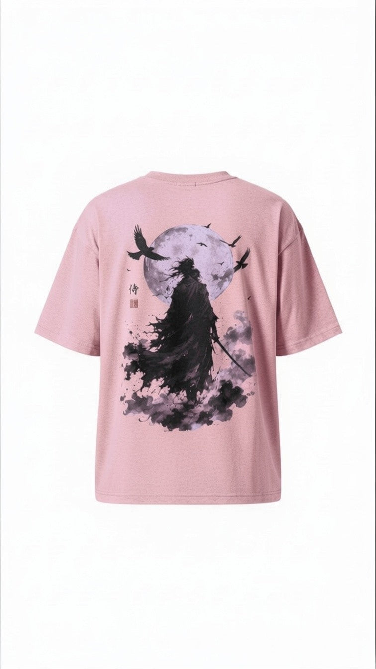 Moonshade Ronin Oversized Tee – Japanese Ink Streetwear