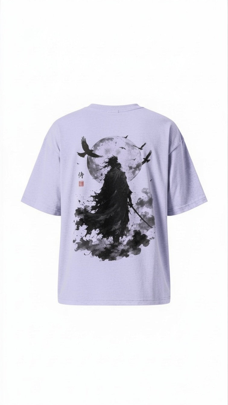 Moonshade Ronin Oversized Tee – Japanese Ink Streetwear