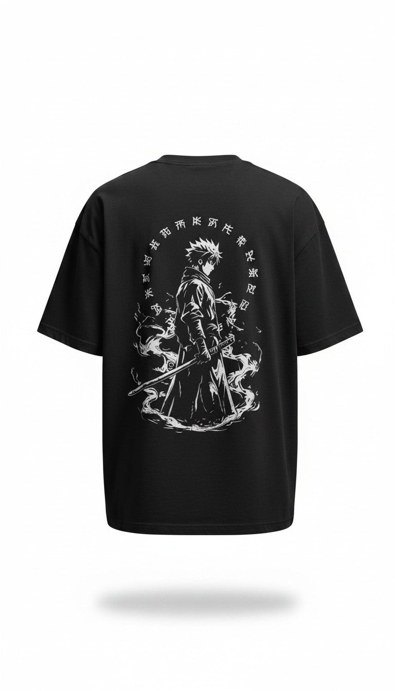 Shadow Ronin Oversized Tee – Premium Japanese Streetwear