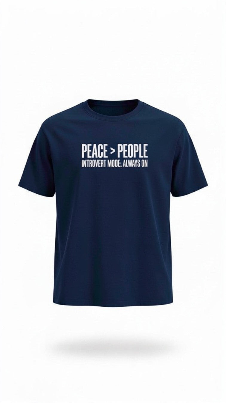 Silence Over Small Talk Statement Tee