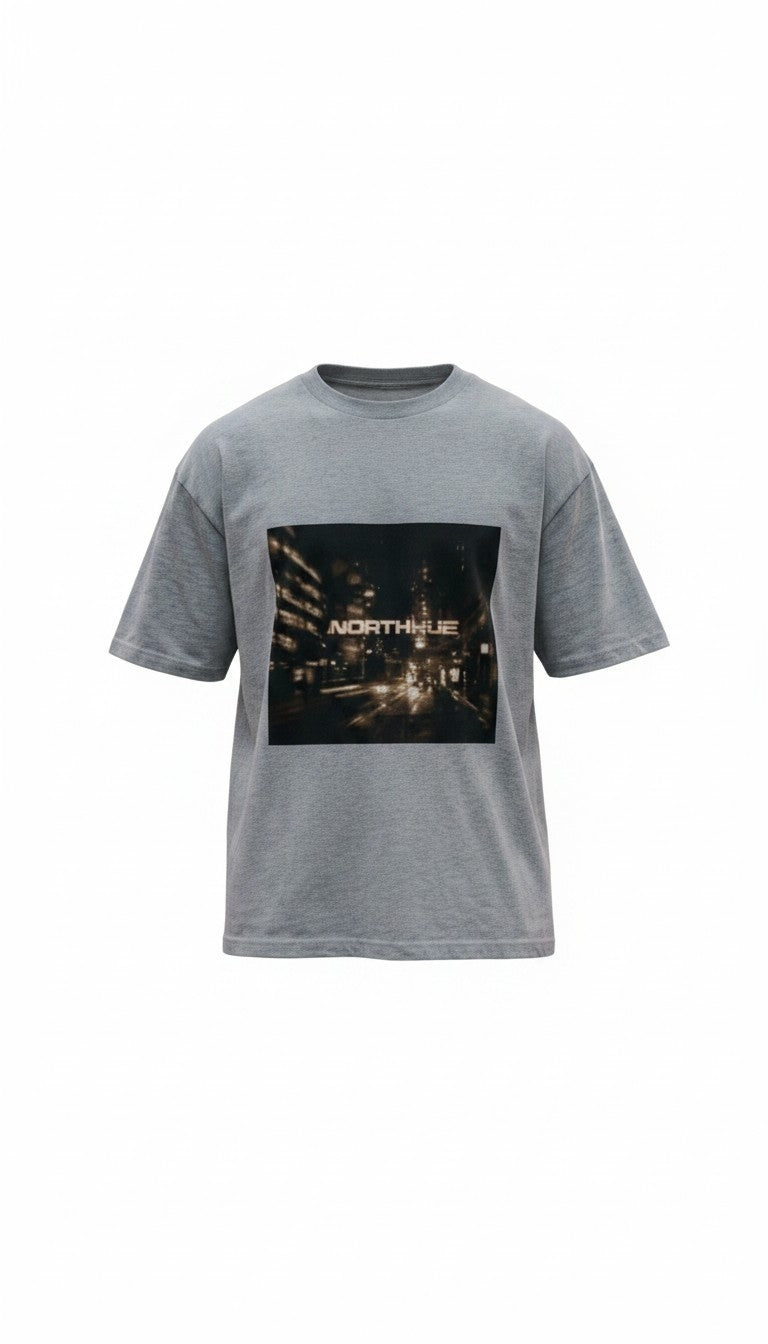 Northhue Midnight Motion Oversized Tee – Urban Noir Edition