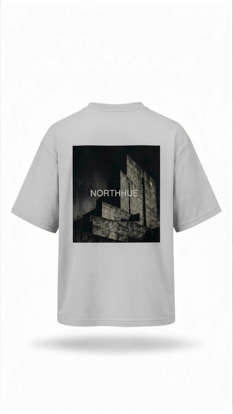 Northhue Concrete Silence Oversized Tee – Urban Minimal Edition
