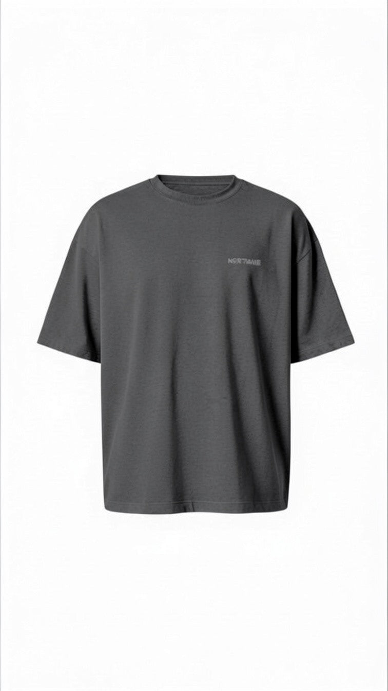 Northhue Concrete Silence Oversized Tee – Urban Minimal Edition