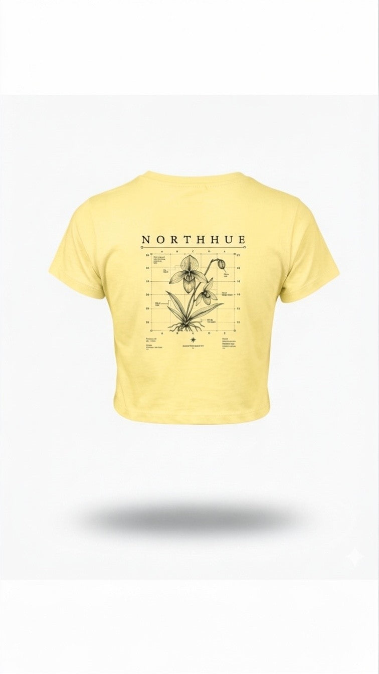 Northhue Chrome Crop Top – Dark Aesthetic Series