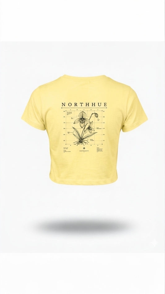 Northhue Chrome Crop Top – Dark Aesthetic Series