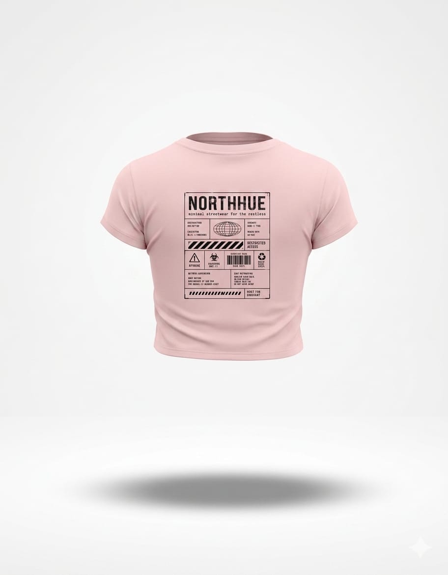 Northhue Wild Orchid Crop Top – Botanical Noir Edition