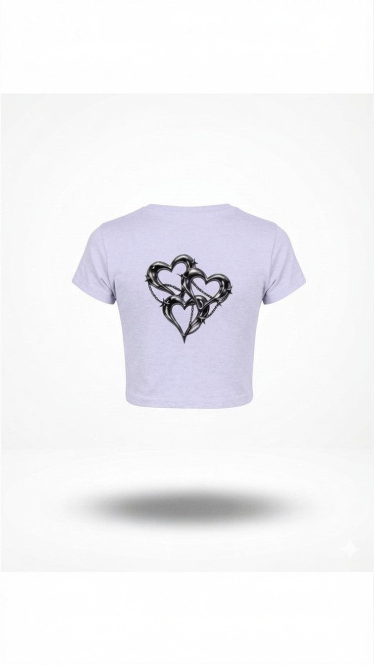 heart design -Crop Top