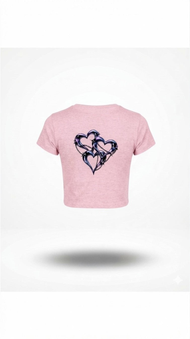 heart design -Crop Top