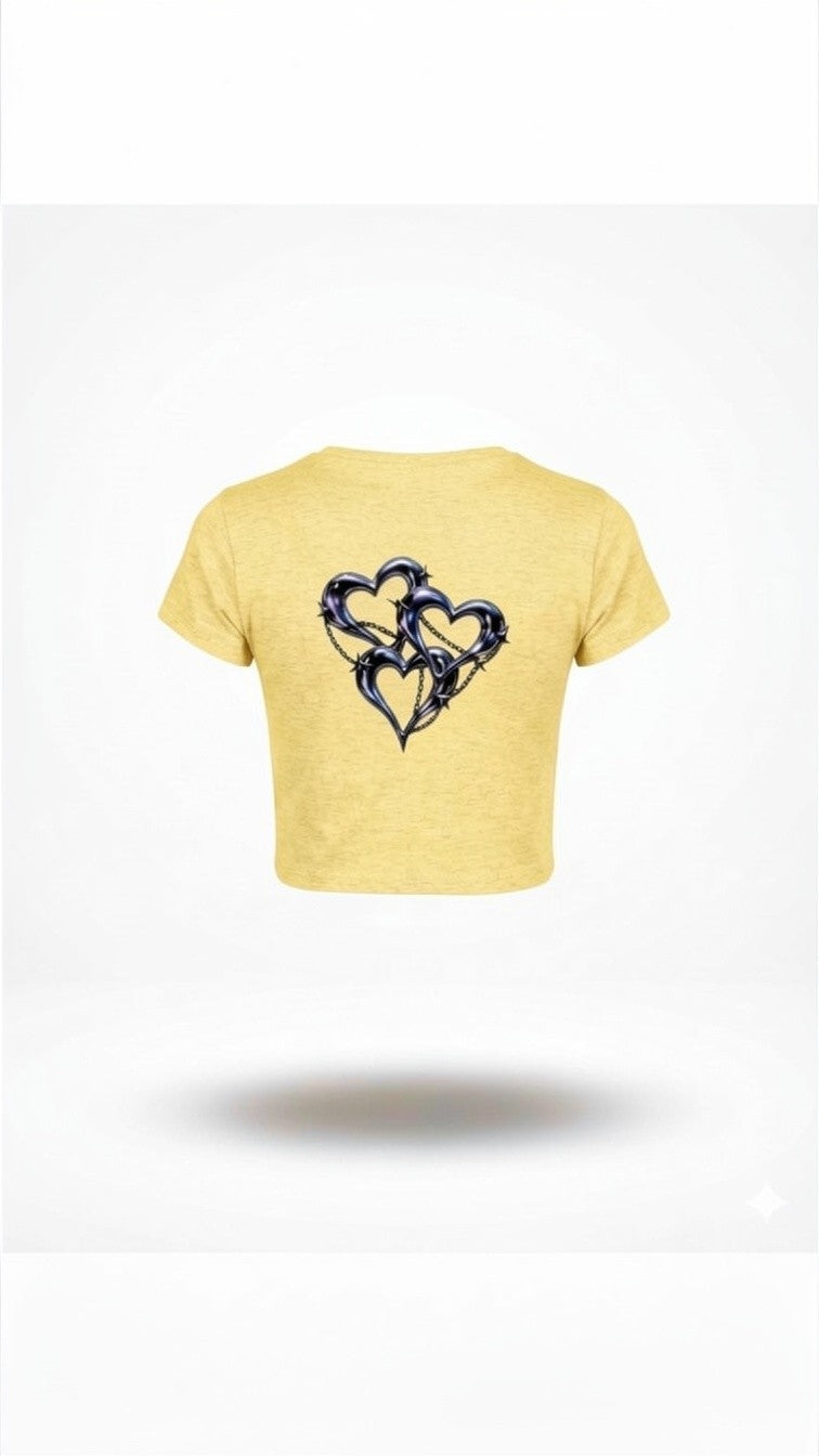 heart design -Crop Top
