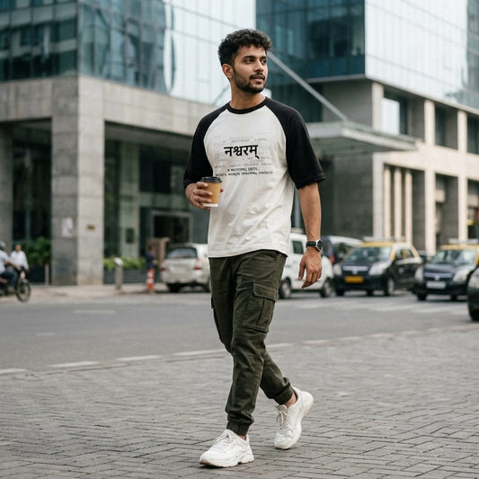 NASHWARAM™ Oversized Tee — "Nothing Lasts."