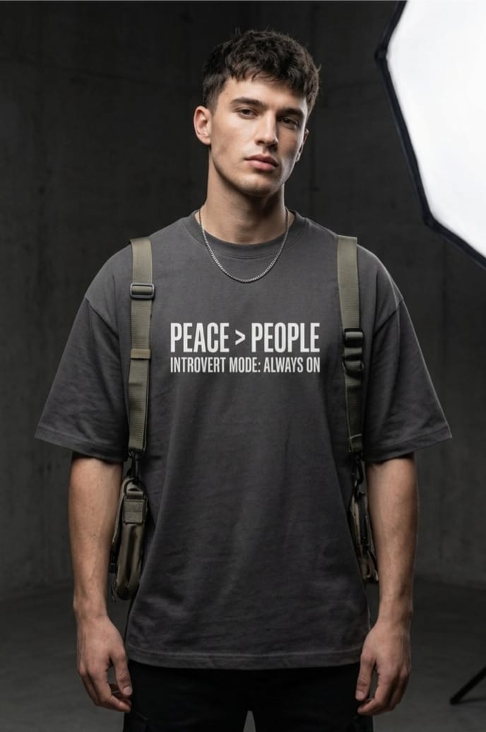 Silence Over Small Talk Statement Tee