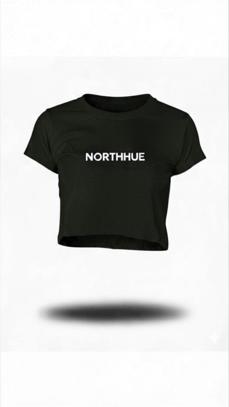 Northhue Cyber Flutter Crop Top – Midnight Edition